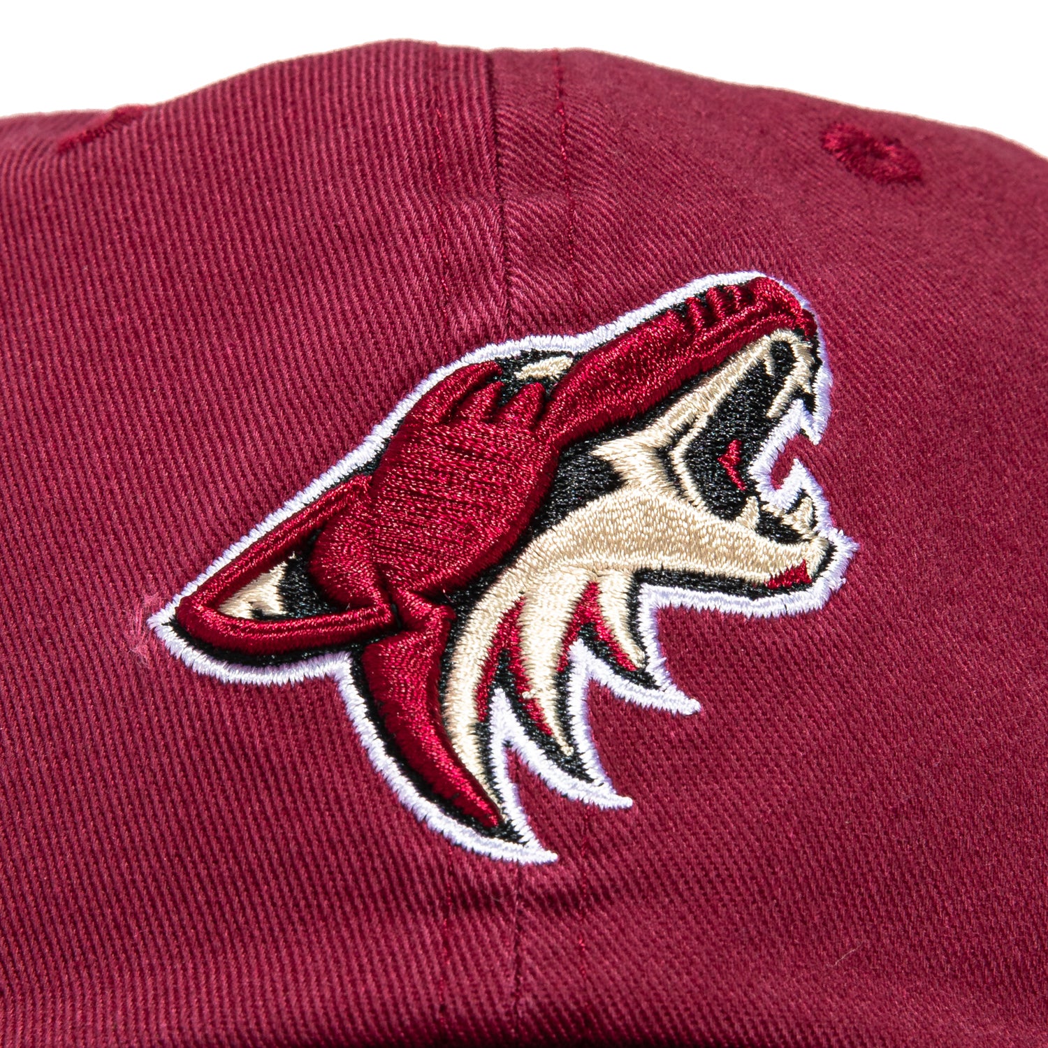47 Brand Arizona Coyotes Cleanup Adjustable Hat - Cardinal Red Snapback Cap for Men & Women | Perfect for Baseball, Outdoor Sports & Casual Wear