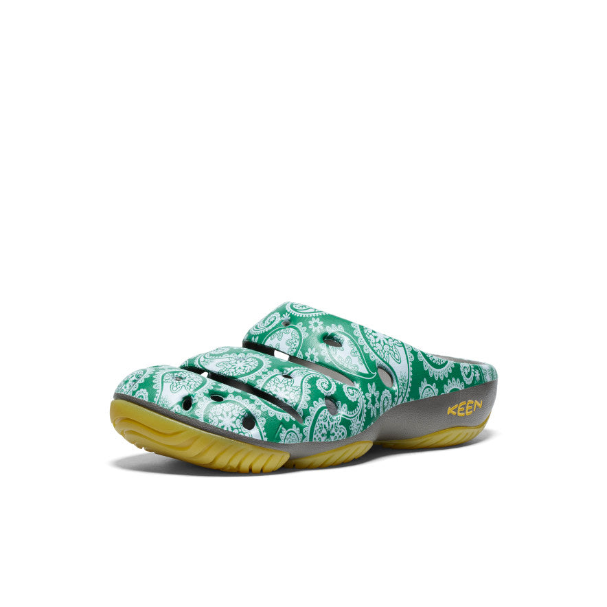 Men's Yogui Arts Clog x T.H.C. | The Town Paisley Slip-On Shoes - Comfortable & Stylish Clogs for Men, Perfect for Casual Wear, Home, and Outdoor Activities