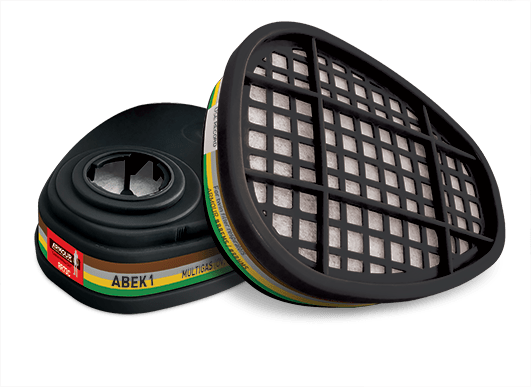3M Armour Cartridge ABEK1 Organic Vapor & Multi Gas Respirator Filters - 3 Pairs for Painting, Chemical Handling & Industrial Safety Protection