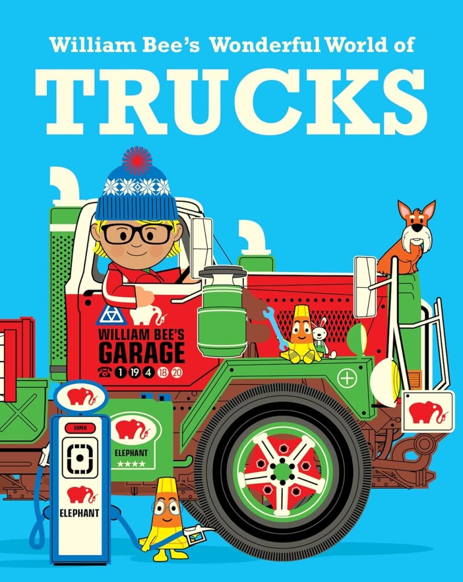 William Bee's Wonderful World of Trucks - Used Children's Book | Fun Learning About Vehicles for Kids | Perfect for Storytime & Truck Lovers