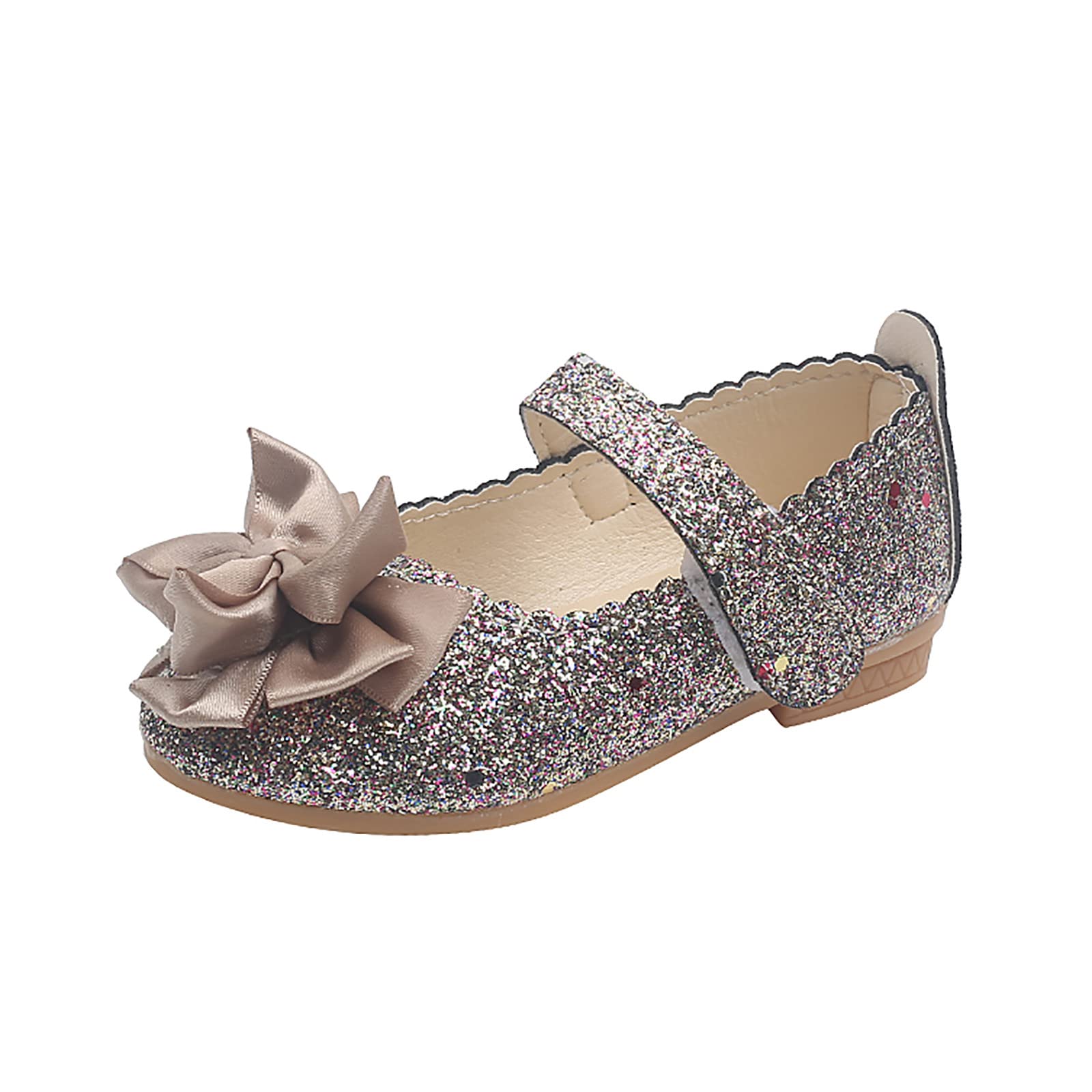 Baby Girls Bling Bowknot Sandals - Princess Dance Shoes for Toddlers & Infants