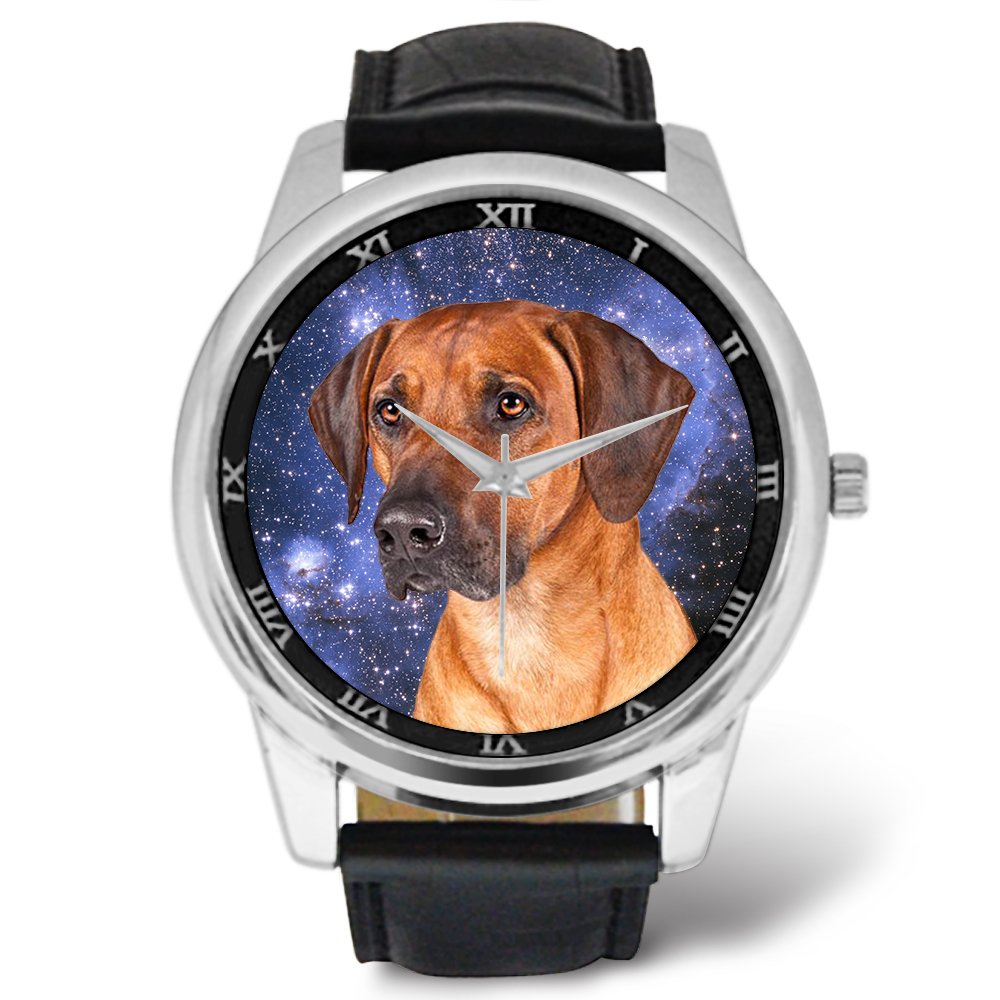 Rhodesian Ridgeback Dog Themed Watch - Starry Sky Space Design | Unique Gift for Dog Lovers & Pet Owners | Perfect for Casual Wear, Outdoor Adventures & Special Occasions
