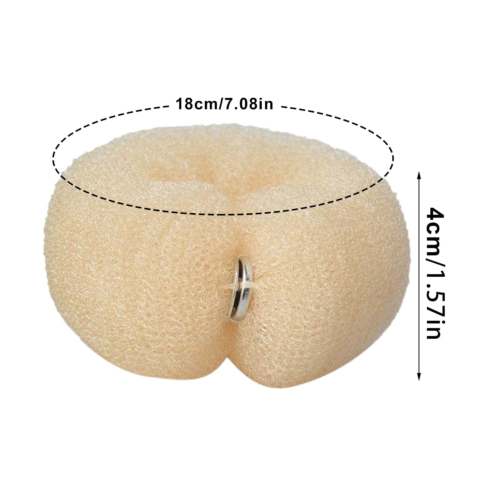 Hair Bun Maker - Small Hair Donut Styler for Chignon, Sock Bun & Updos | Perfect for Daily Use, Parties & Weddings | Easy Hair Styling Tool for Women