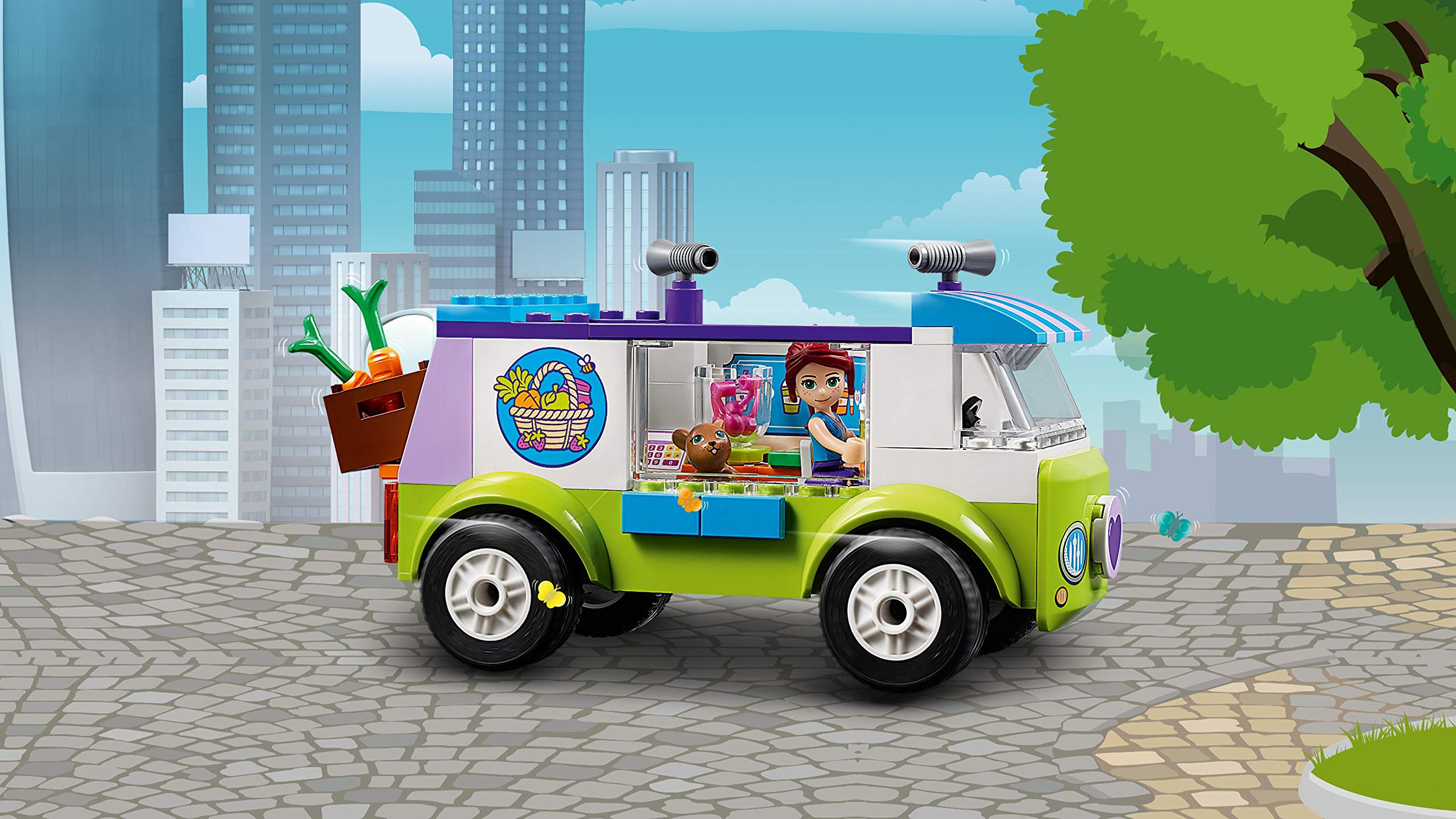 LEGO Juniors Mia's Organic Food Market 10749 Building Kit (115 Pieces) - Creative Pretend Play Toy for Kids Ages 4+ | Perfect for Learning Healthy Eating & Role-Playing Scenarios