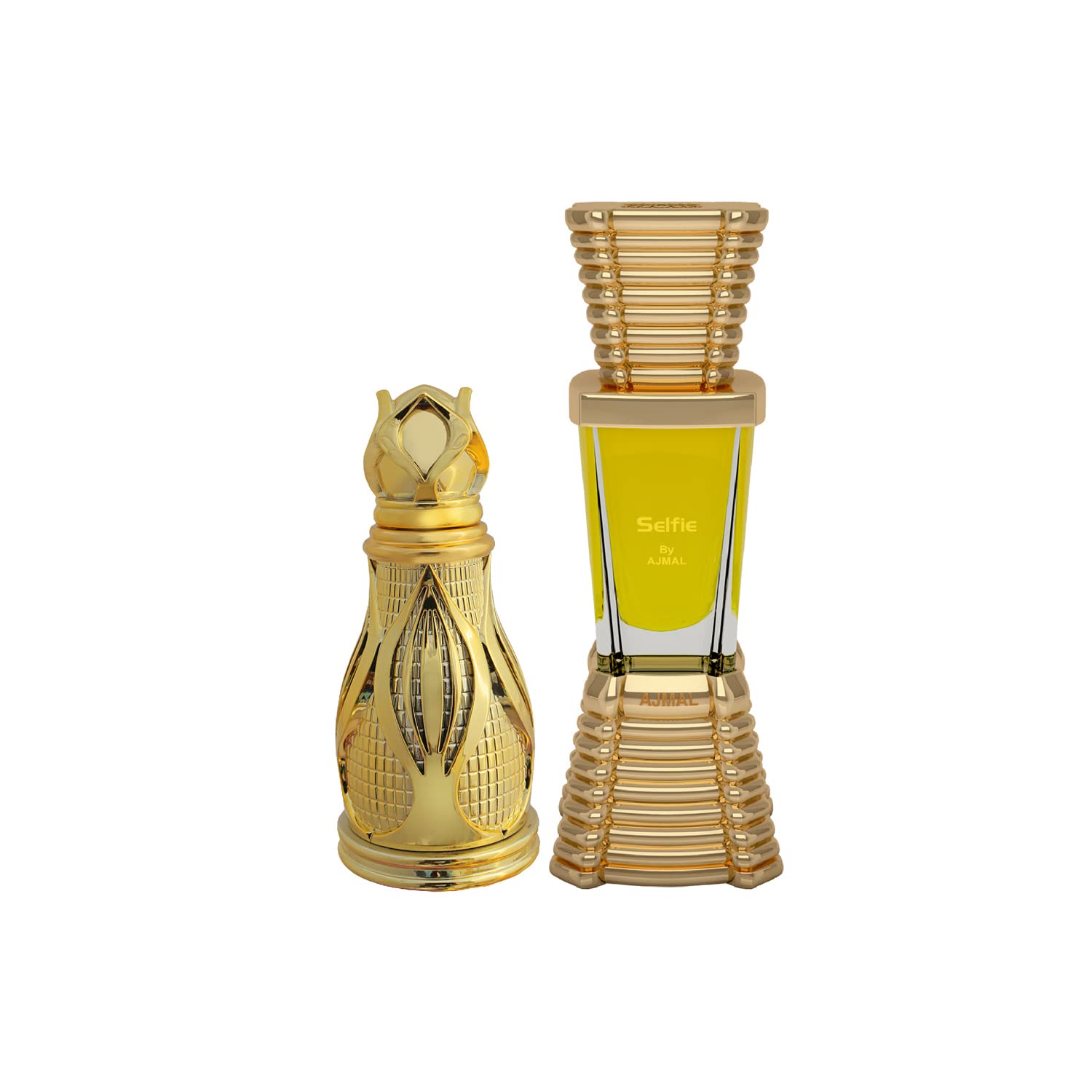 AJMAL Khofooq Premium Concentrated Perfume Oil - Woody Oudh Scent, Alcohol-Free Attar (18ml) for Men & Women | Long-Lasting Fragrance for Date Nights, Special Occasions & Daily Wear + FREE Perfume Tester