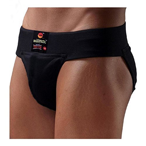 WMX Gym Cotton Athletic Support Briefs with Cup Pocket - 2 Pack for Men's Workout & Sports Comfort