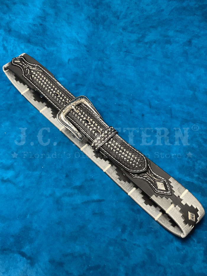 Nocona Men's Western Belt with Diamond Conchos - Black Tapered Leather Belt for Cowboy Boots & Jeans | Perfect for Rodeo, Country Music Festivals & Western Fashion