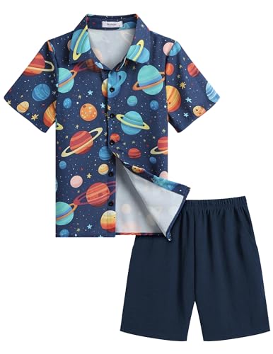 Navy - Planet Print