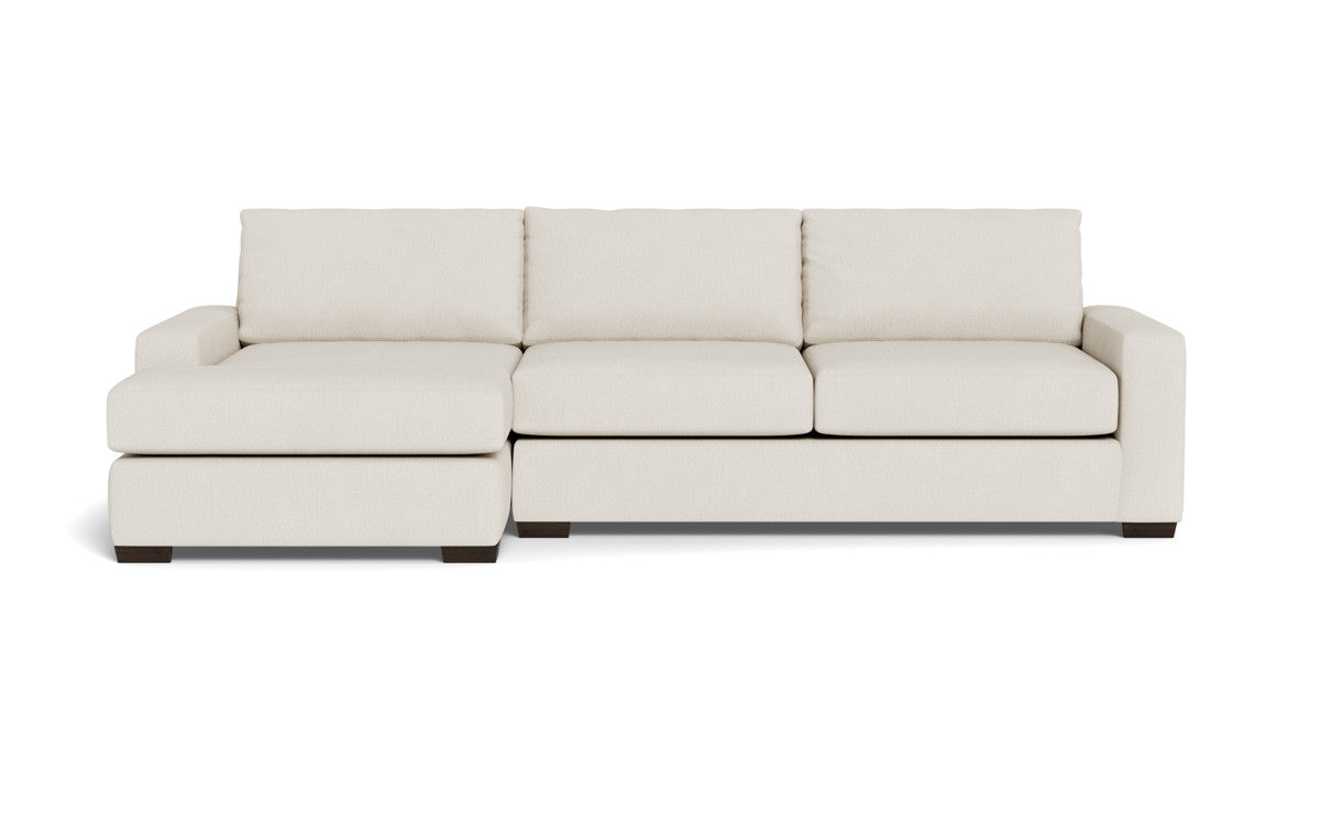 Mas Mesa 123 Deep Left Chaise Sectional Sofa - Modern L-Shaped Couch with Chaise Lounge for Living Room, Family Room & Home Theater - Comfortable Fabric Upholstery Sectional Sofa Set