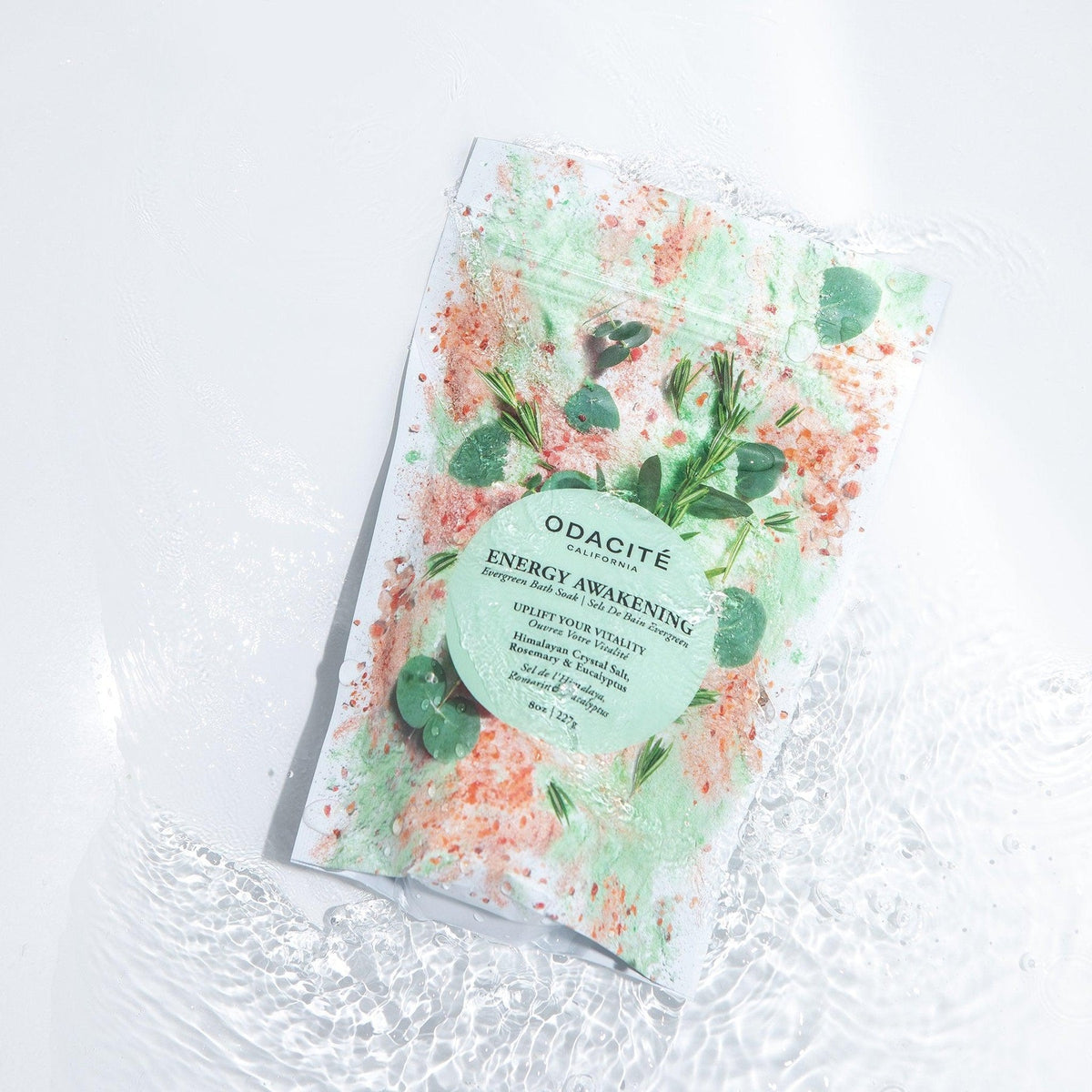 Energy Awakening Evergreen Bath Soak - Relaxing Detox Bath Salts with Essential Oils for Stress Relief & Muscle Recovery | Perfect for Spa Nights, Self-Care Routines & Gift Giving