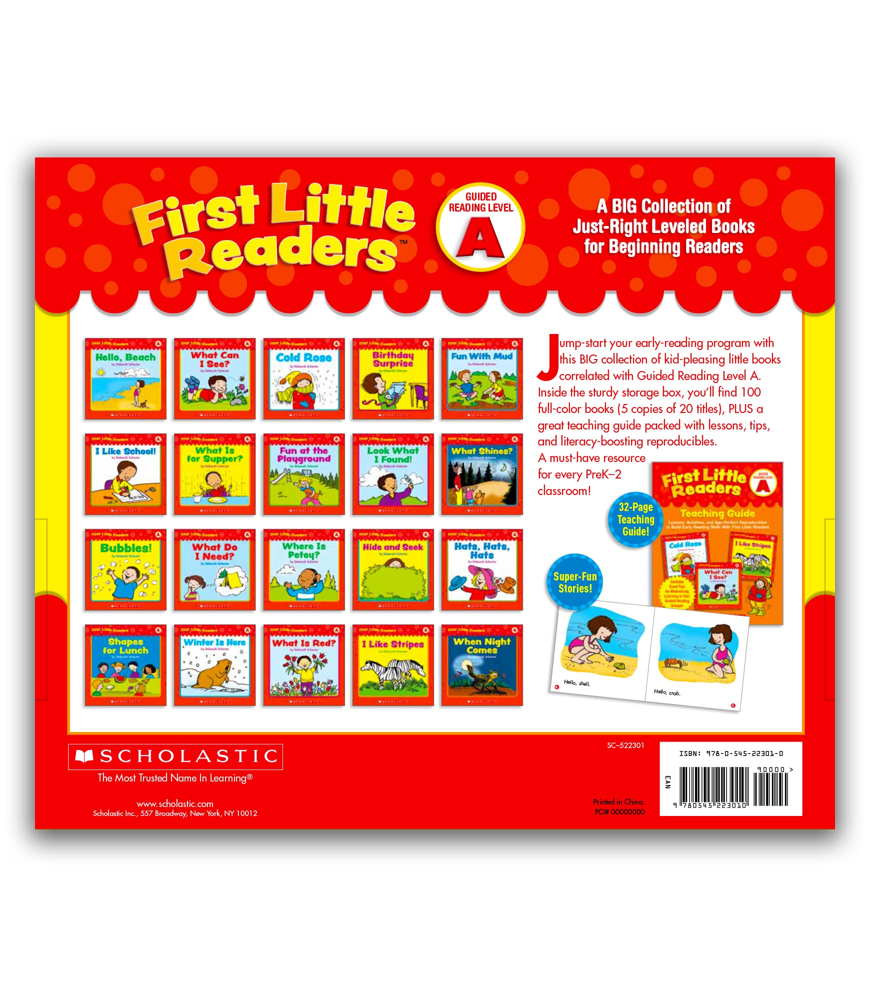 First Little Readers: Guided Reading Level A - 25 Leveled Books for Beginning Readers | Early Learning, Kindergarten & Homeschooling | Perfect for Classroom & Home Reading Practice