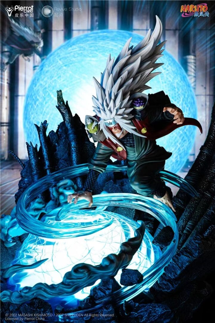Revive Studio Licensed Jiraiya Ultra Big Ball Rasengan Naruto Cosplay Prop - Perfect for Anime Conventions, Themed Parties & Collector Displays