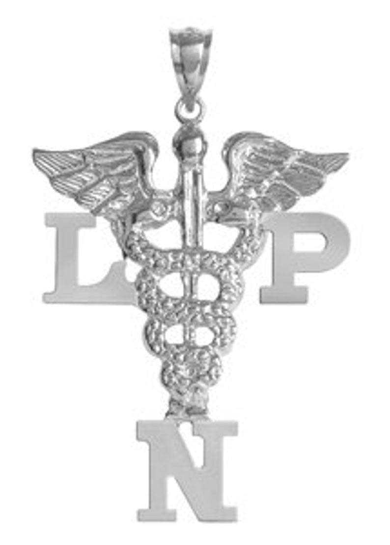 Silver LPN Charm Nursing Pin - Graduation Jewelry Gift for Licensed Practical Nurses | Perfect for Pinning on Scrubs, Coats & Celebrating Nursing Achievements