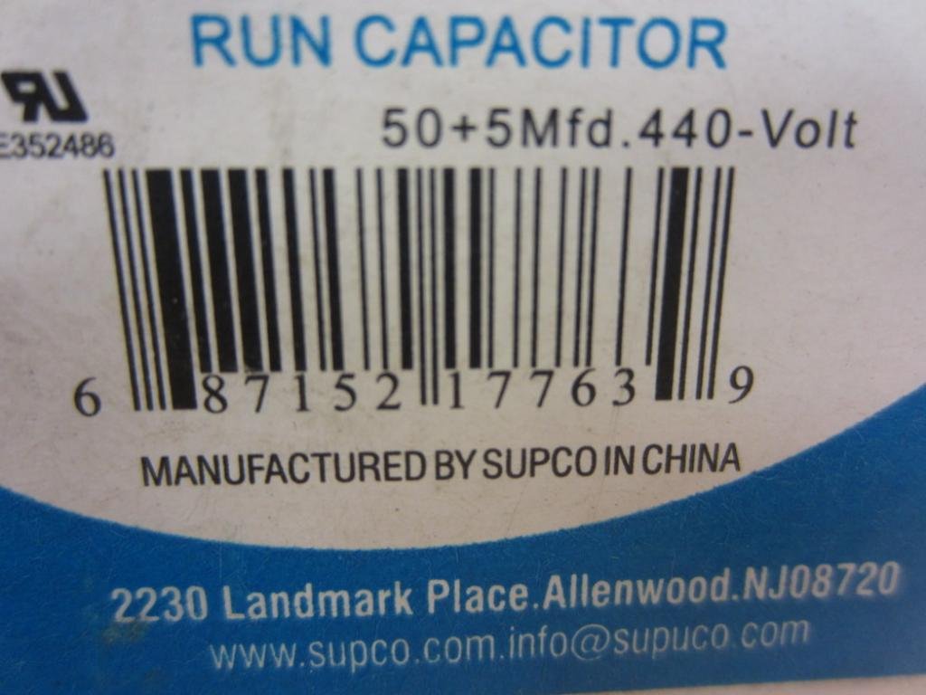 SUPCO Replacement Capacitor for Central Air Conditioner - Motor & Compressor - HVAC System Part - Perfect for AC Repair and Maintenance