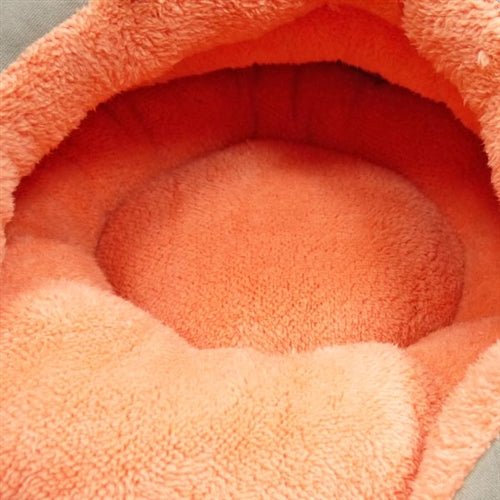 Premium Solid Brown Burger Bed for Dogs - Cozy Pet Bed for Small & Medium Breeds - Perfect for Home, Crate & Travel Use