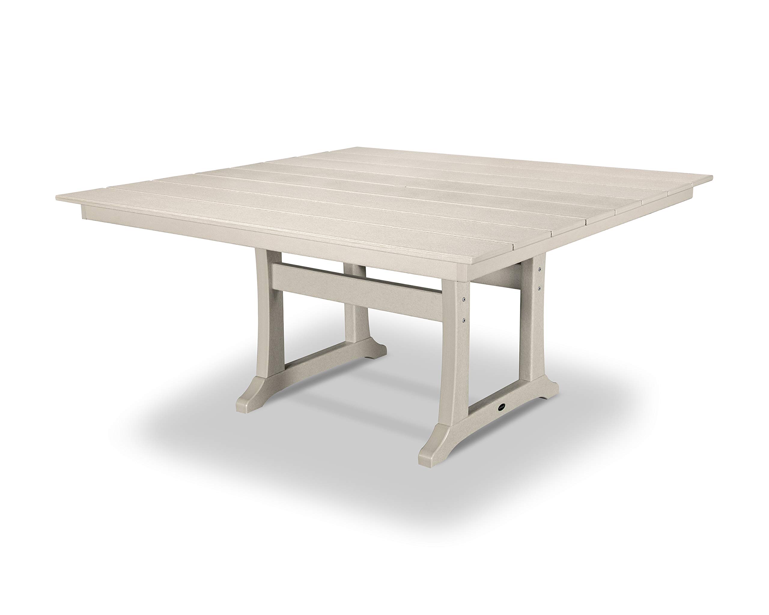 POLYWOOD® Sand Dining Table - Durable Outdoor Furniture for Patio, Deck, and Garden Dining