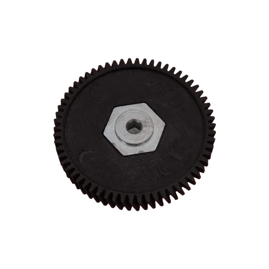 ESR519 Panoramic Sunroof Motor Repair Gear with Shaft - 62 Teeth, 48mm Diameter - Compatible with Mini Cooper | Fix Stuck or Noisy Sunroof Issues
