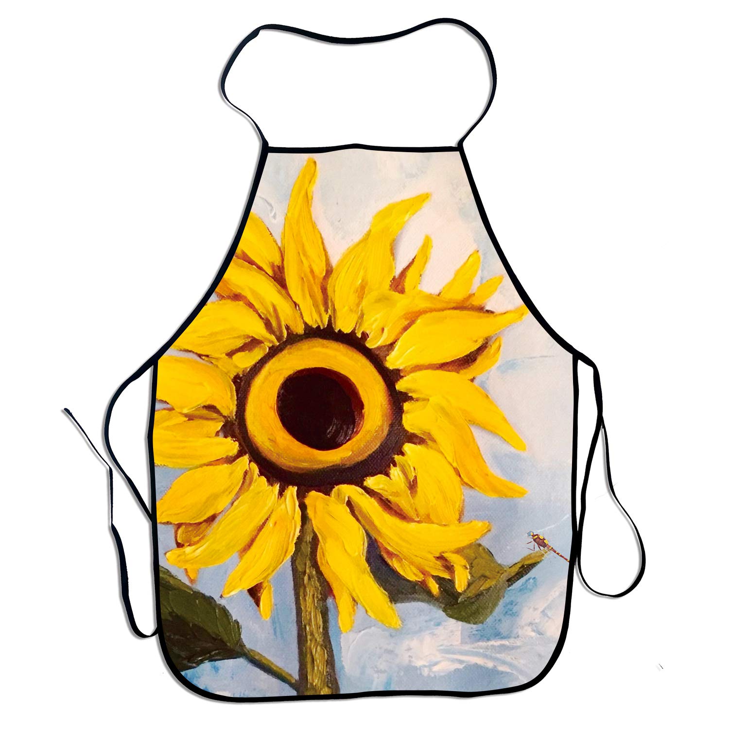 Funny Chef Apron - Durable Kitchen Cooking Apron with Bib for Home & Professional Use - Perfect for BBQ, Baking, Grilling & Holiday Cooking