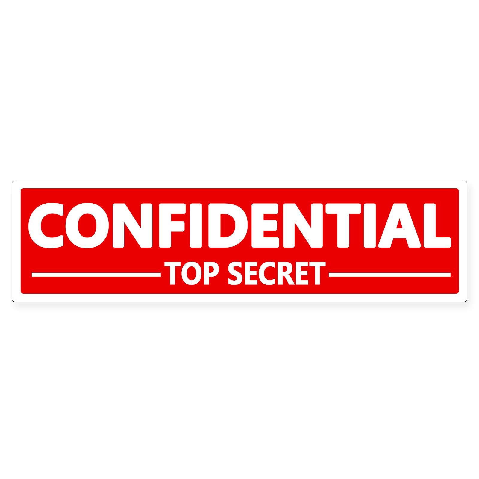 500 Pcs Confidential File Labels - 4x1 Inch Security Stickers for Document Handling & Organization | Perfect for Office Files, Legal Documents & Sensitive Records
