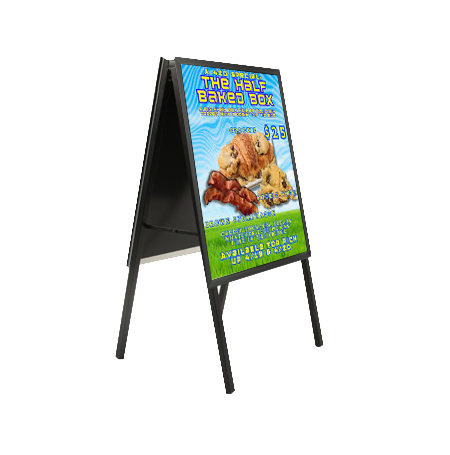 18x24 A-Frame Sign Holder with Security Screws - 1.25