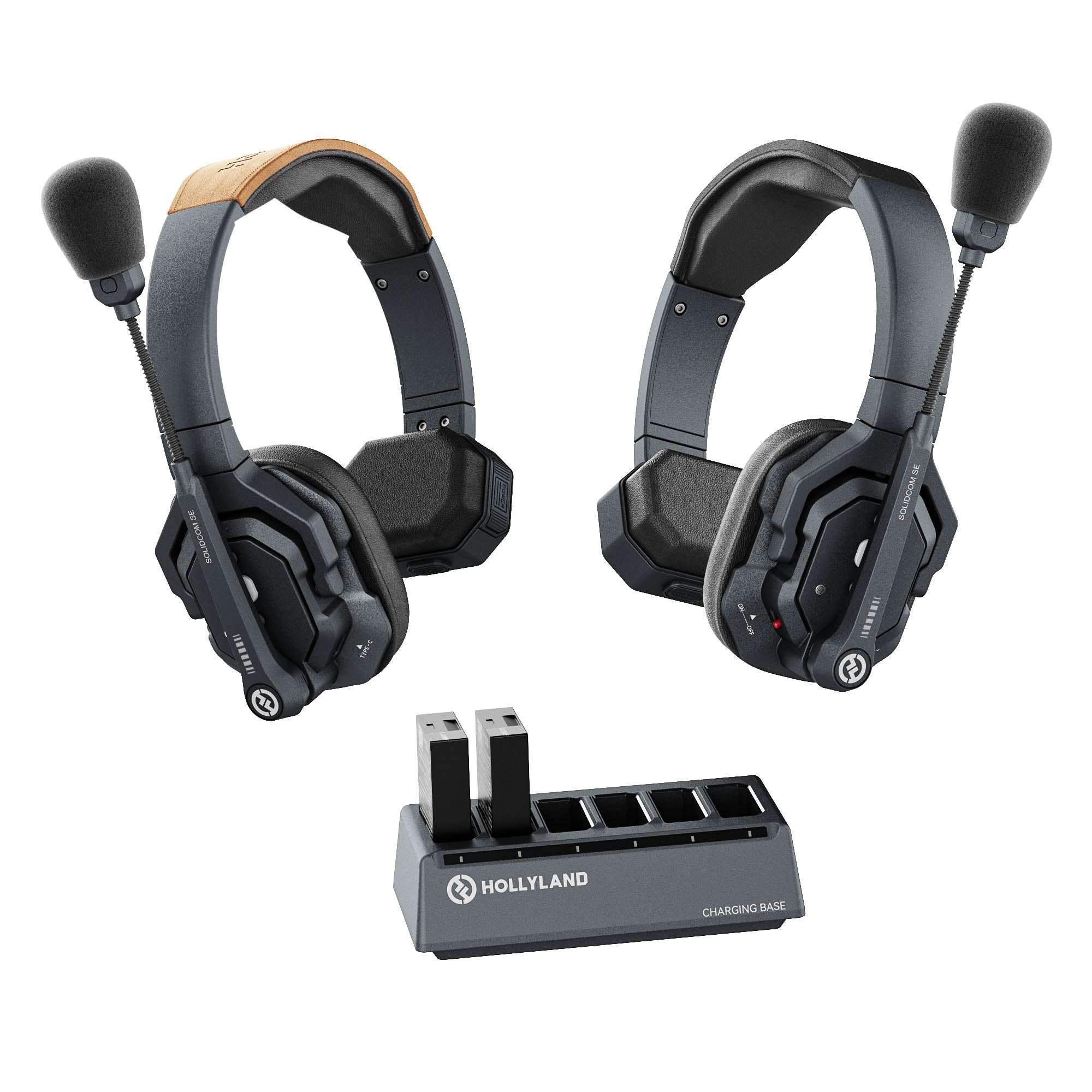 Solidcom SE 2S 2-Person Wireless Intercom System with Noise Cancelling Headsets - Clear Communication for Construction, Motorcycle Riding & Outdoor Activities