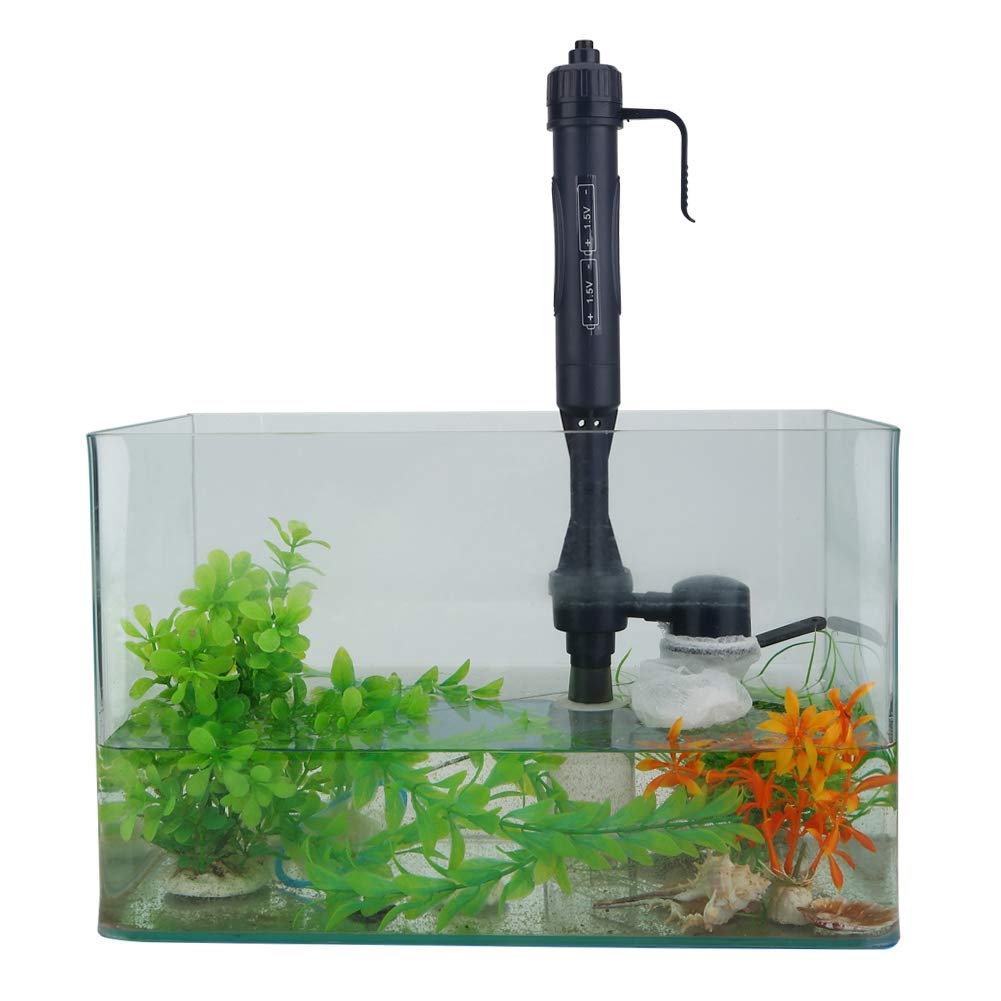 Electric Aquarium Gravel Cleaner & Water Changer - Automatic Siphon Pump for Fish Tank Sand Cleaning & Water Filtration | Perfect for Freshwater & Saltwater Tanks, Easy Water Change & Substrate Maintenance