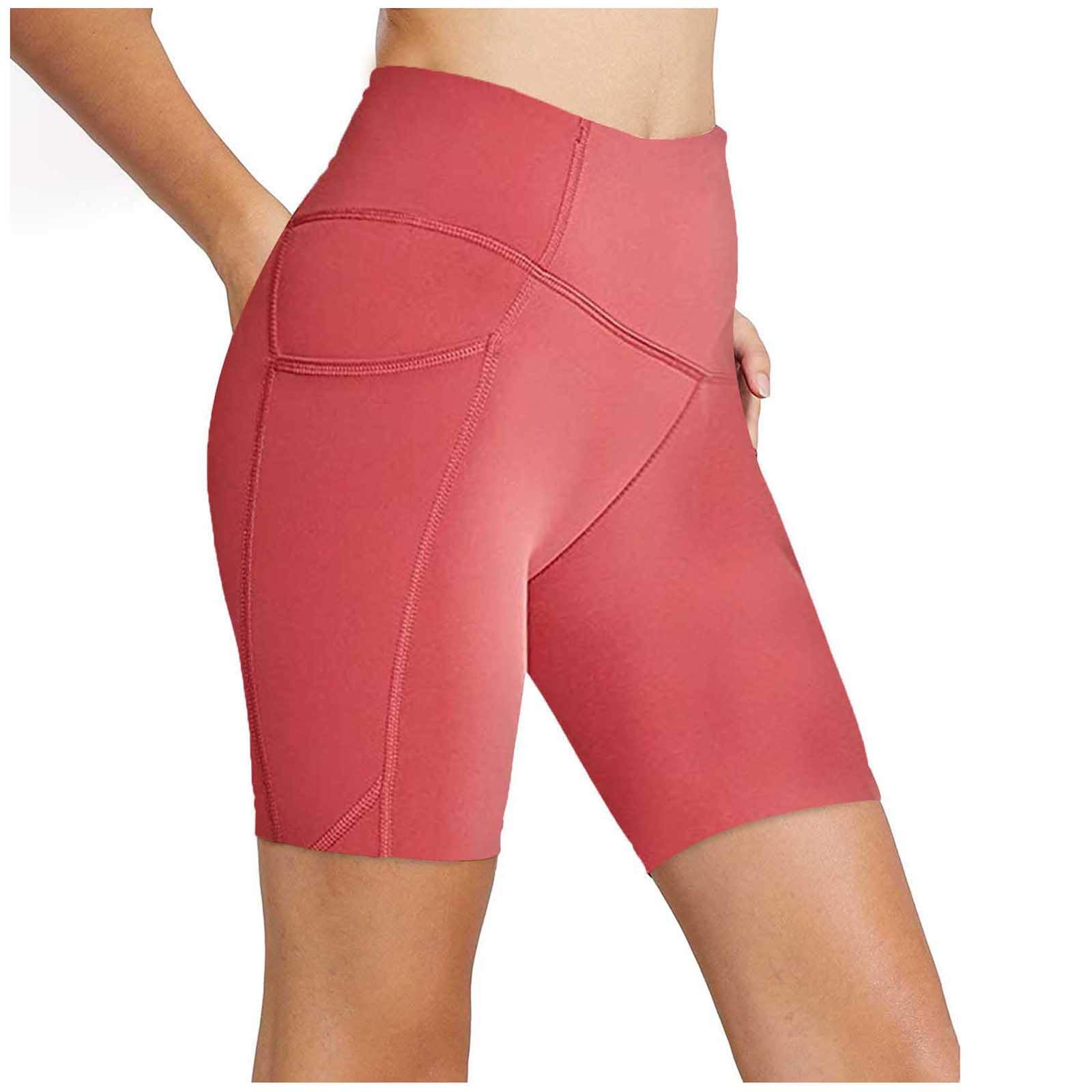 Posijego Women's High Waisted Tummy Control Shorts - Summer & Fall Cottagecore Style Compression Leggings for Work & Office | Comfortable & Flattering Fit for Everyday Wear