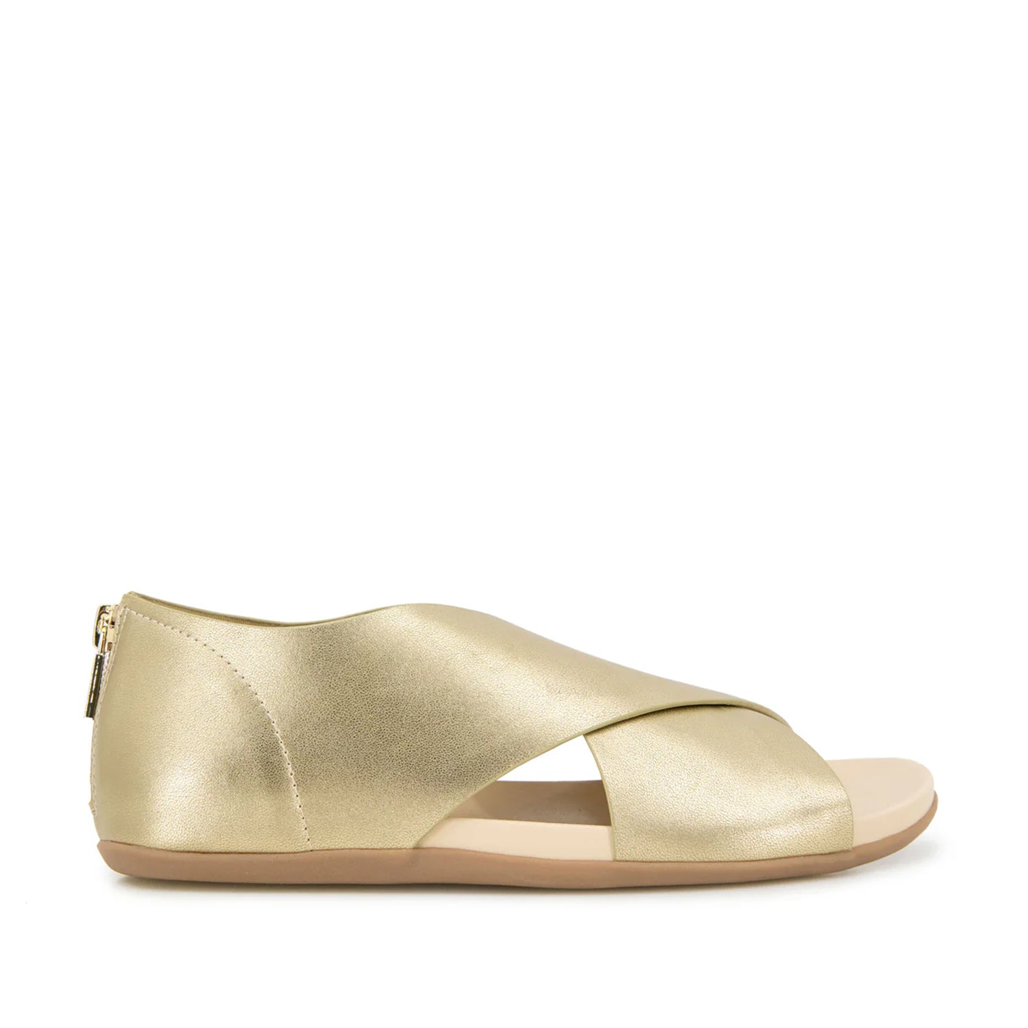 Kenneth Cole Reaction Women's Selena Soft Gold Dress Sandals - Comfortable Heels for Wedding, Party & Evening Occasions