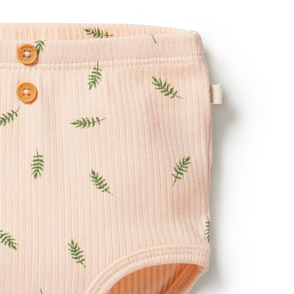 Organic Cotton Ribbed Baby Diaper Pants - Soft, Breathable & Hypoallergenic for Newborns & Infants - Perfect for Daytime Play & Overnight Comfort