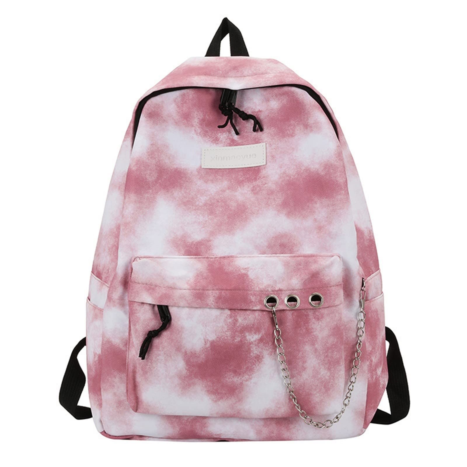 Stylish High-Capacity Girls' School Backpack with Zipper - Durable Bookbag for Travel, College & Daily Use | Fashionable Laptop Backpack for Teens & Students