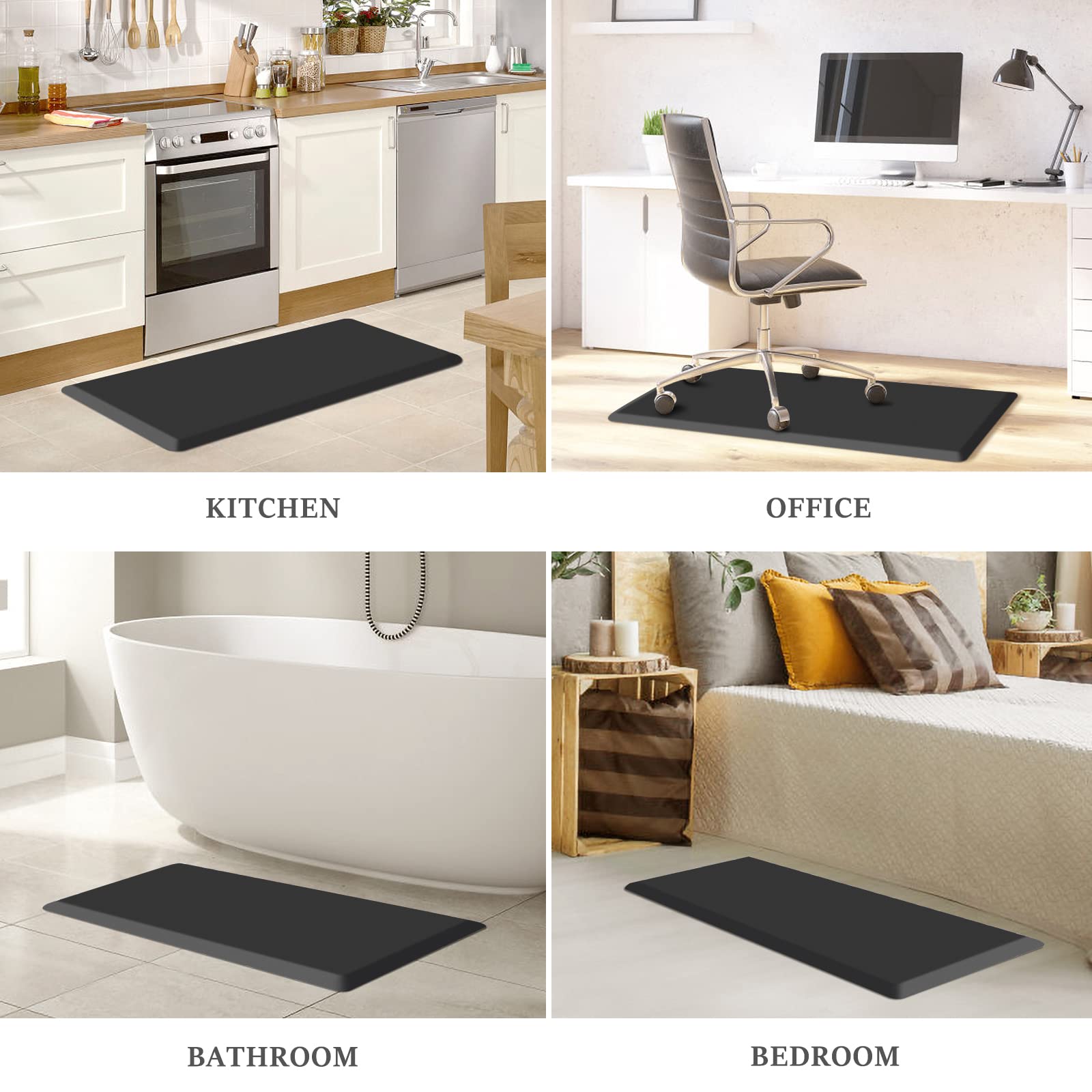 WISELIFE Anti-Fatigue Kitchen Floor Mat - 17.3