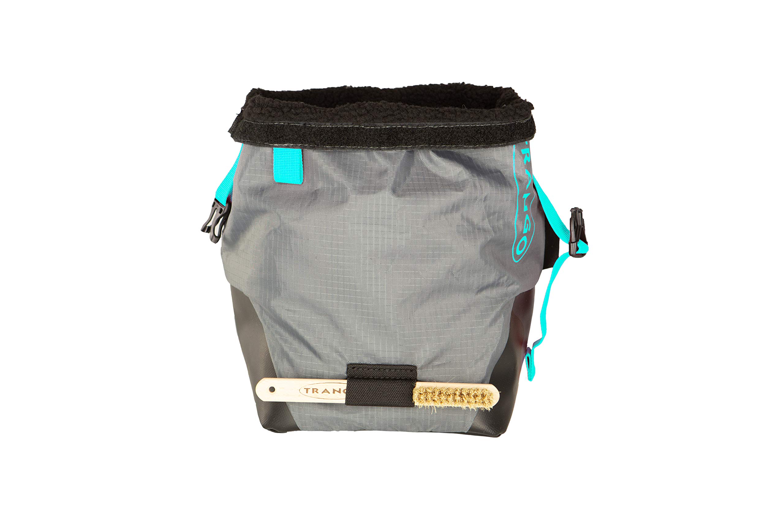 TRANGO Chaos Chalk Bucket for Rock Climbing - Premium Chalk Bag with Belt Loop & Secure Closure, Teal - Perfect for Bouldering, Gym Training & Outdoor Climbing Adventures