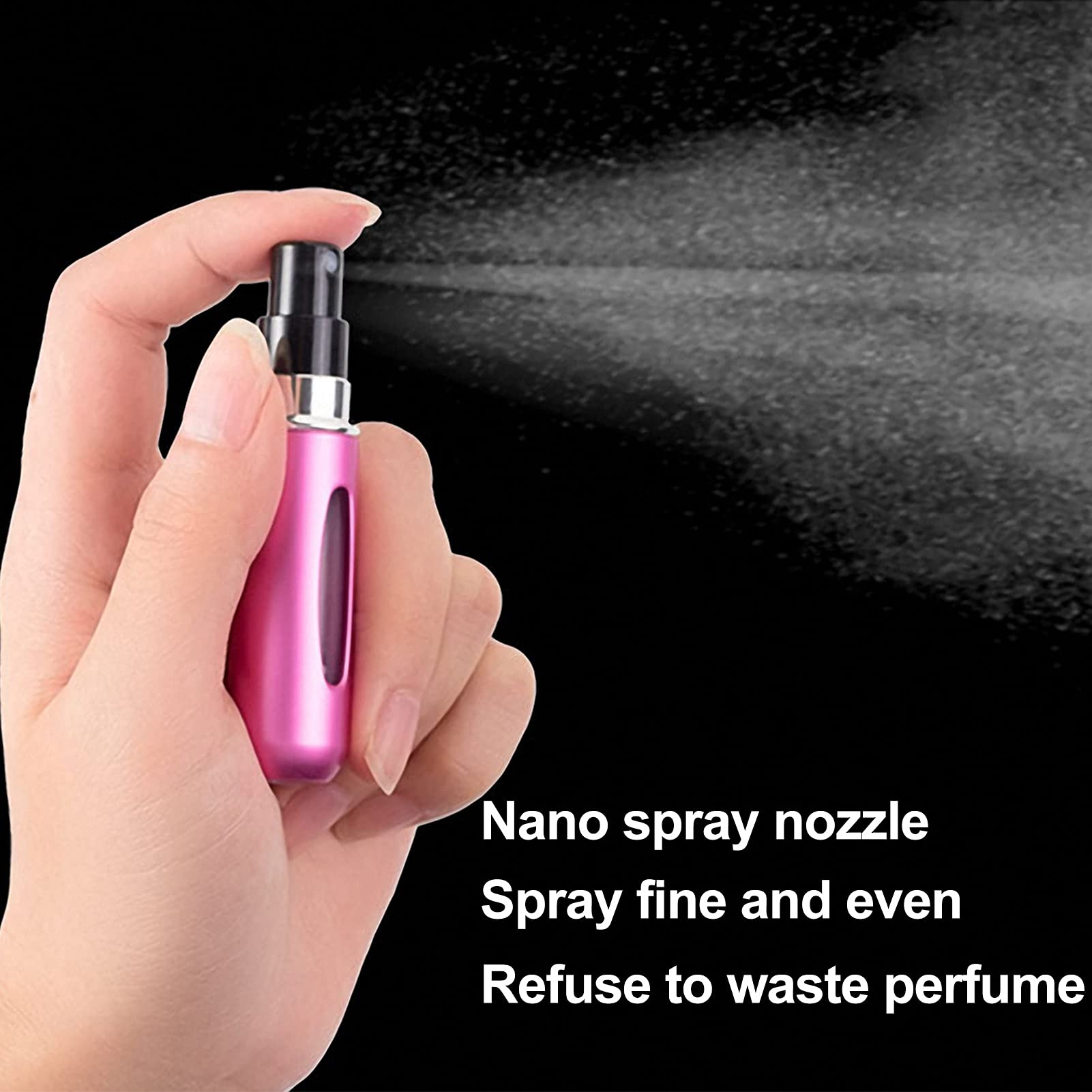 Refillable Travel Bottles Set - Leak Proof Portable Empty Bottles for Toiletries, Shampoo, Lotion | Perfect for Airplane Carry-on, Gym, Camping & Vacation