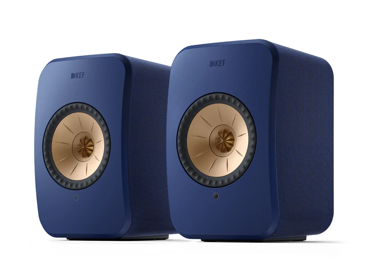 KEF LSX II Wireless Hi-Fi Speaker Pair - Premium Bookshelf Speakers for Home Audio, Streaming & Gaming - Compact High-Fidelity Sound System for Living Room, Office & Studio