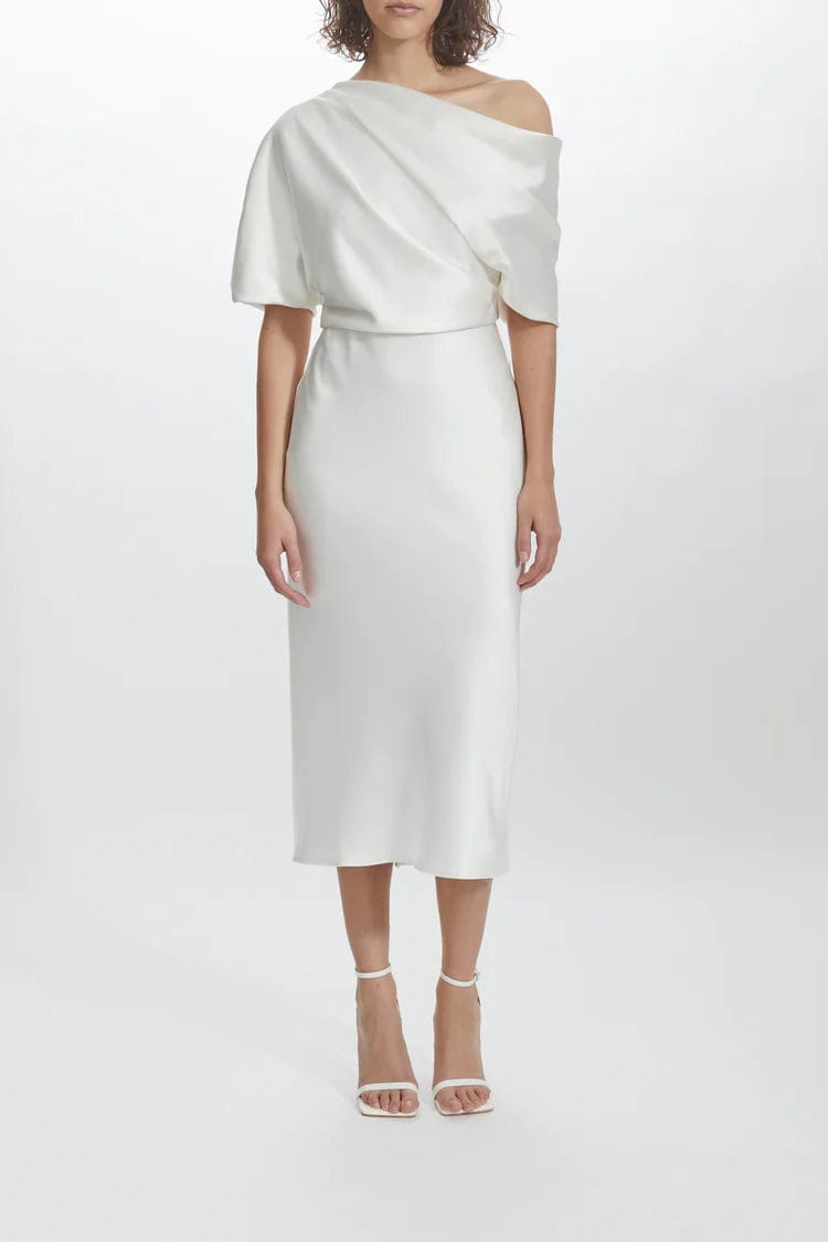 Amsale LW204 Women's Wedding Dress Size 4 - Elegant Bridal Gown for Church Ceremony & Reception
