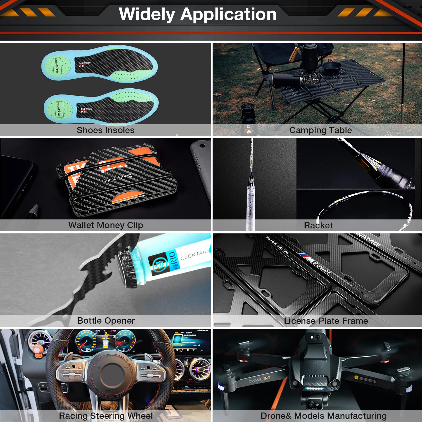 High-Quality 3K Twill Weave Carbon Fiber Sheet - 400x500mm (1.0mm to 6.0mm Thickness Options) - 100% Pure Carbon Fiber Laminate Panel with Matte Finish | Perfect for Automotive Parts, DIY Projects, Drone Frames & Industrial Applications