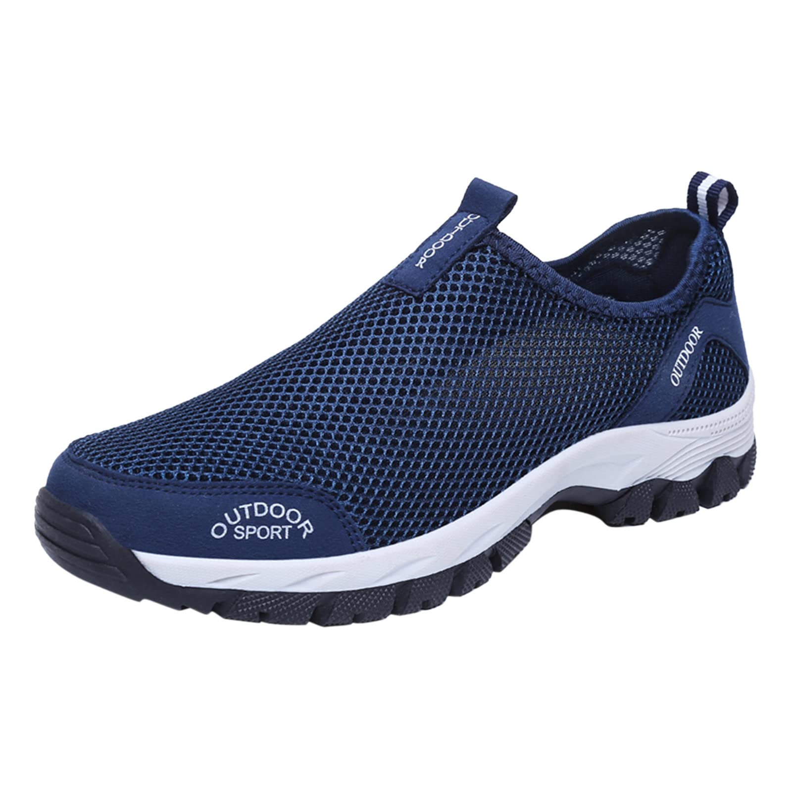 **Men's Breathable Mesh Sports Shoes - Lightweight Non-Slip Trainers for Running, Hiking & Outdoor Activities | Fashionable Spring & Summer Casual Sneakers**    *(Use for: Gym workouts, jogging, trail hiking, daily wear, and casual outings.)*