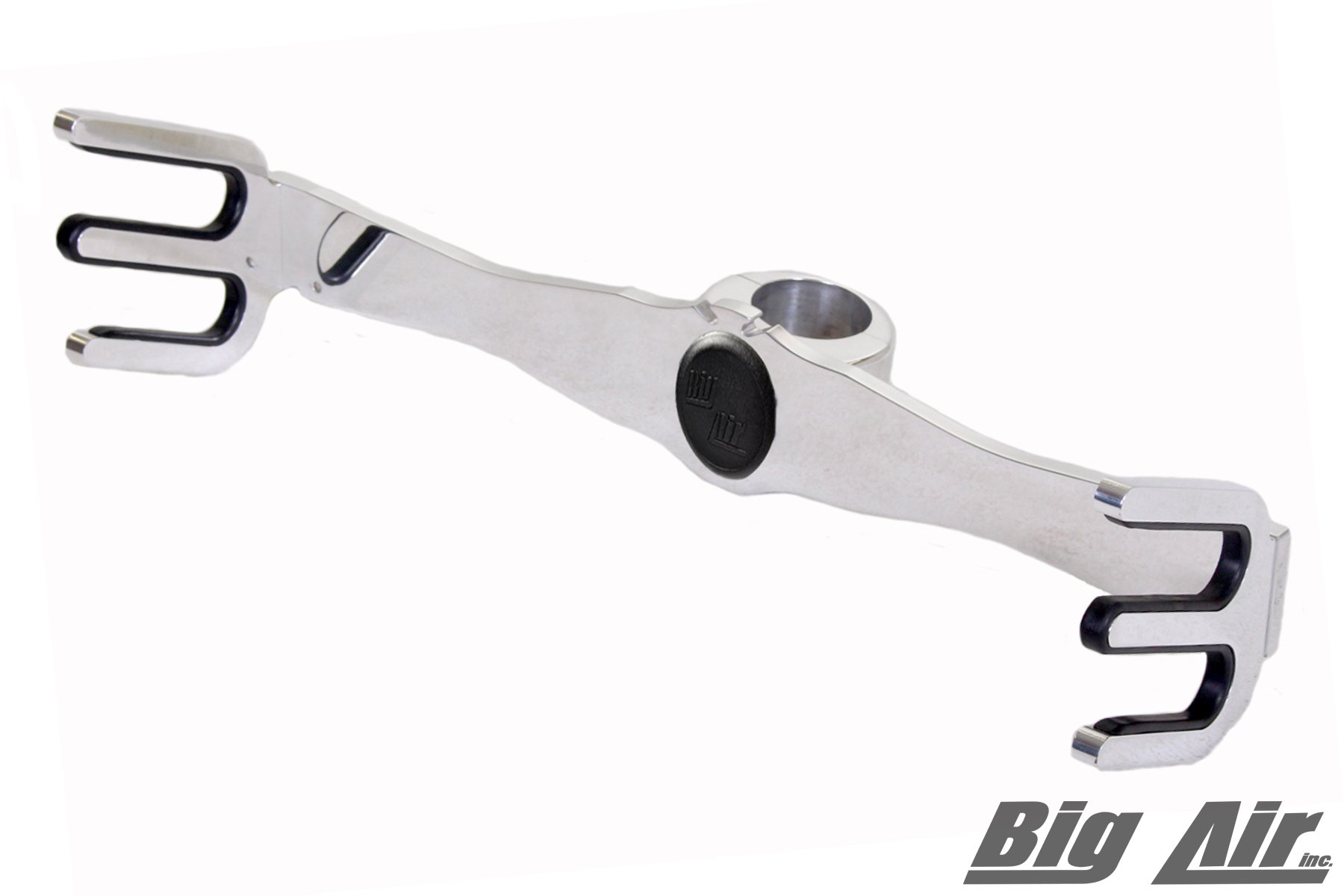 Big Air Hydro Universal Ski Rack for Cars (Polished Aluminum) - Holds 1 Pair of Skis - 2.5