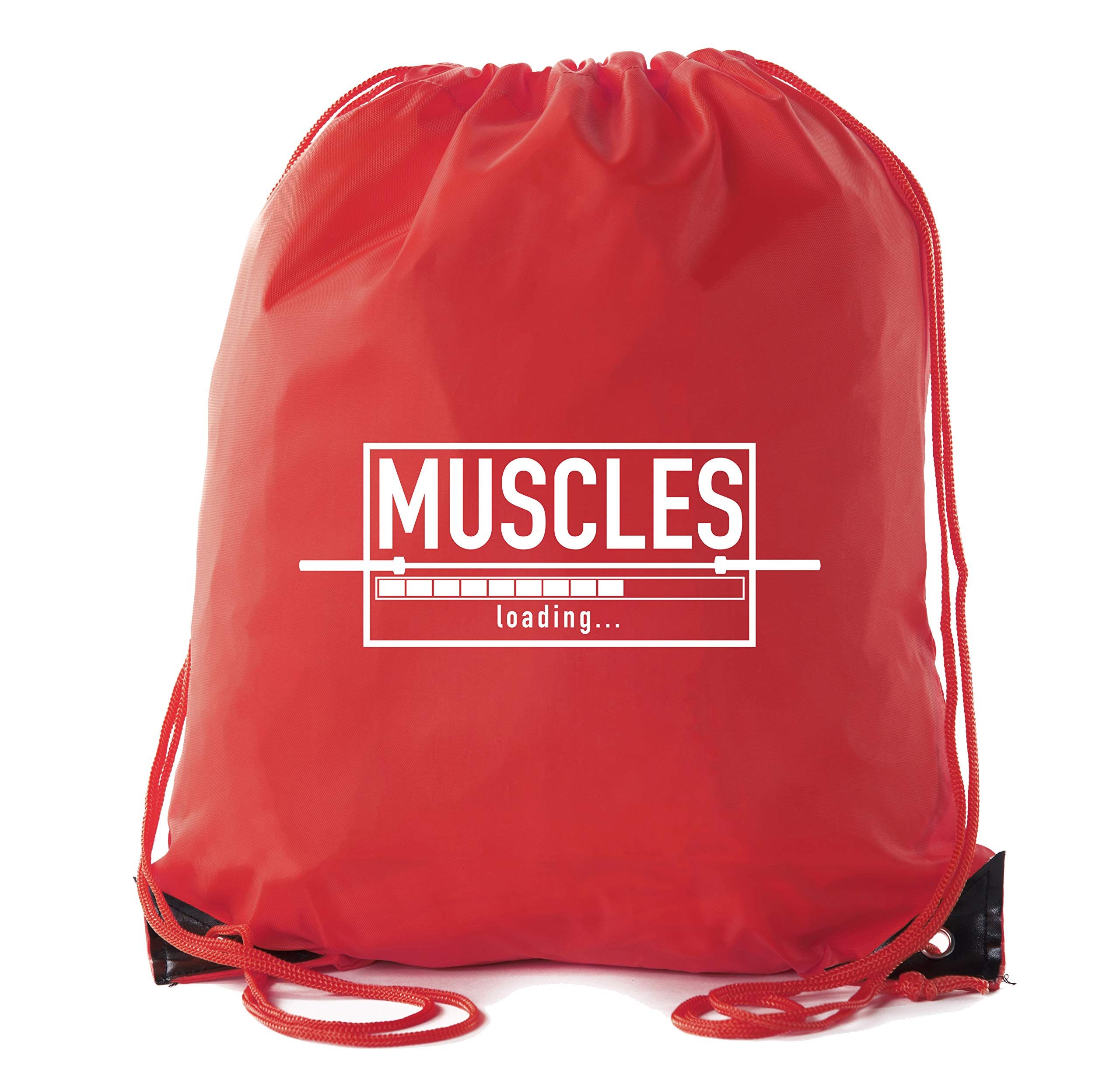 Motivational Gym Quote Drawstring Backpacks - Inspirational Fitness Bags for Workout & Training - Perfect for Gym, Running, Yoga & Sports Activities
