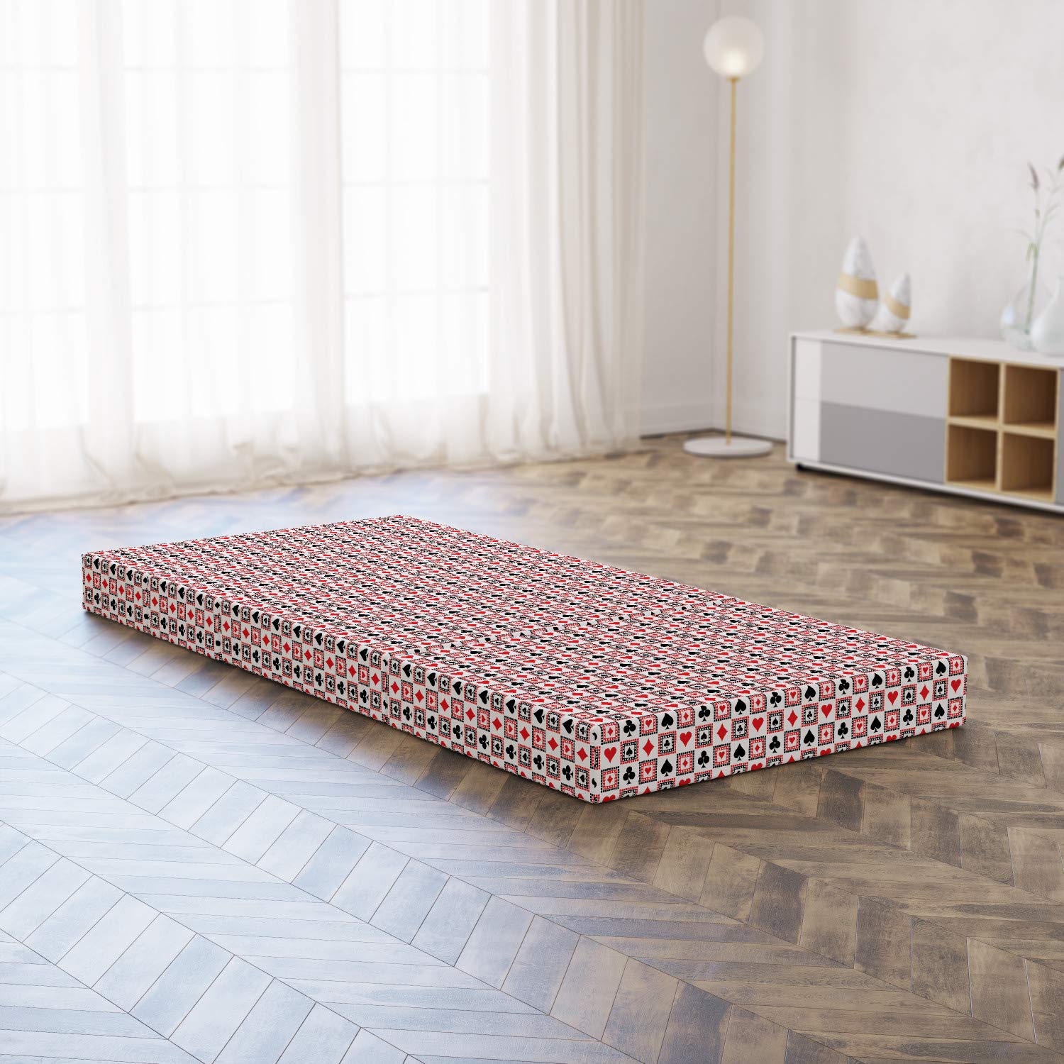 Ambesonne Casino Themed Foldable Mattress - 74.8