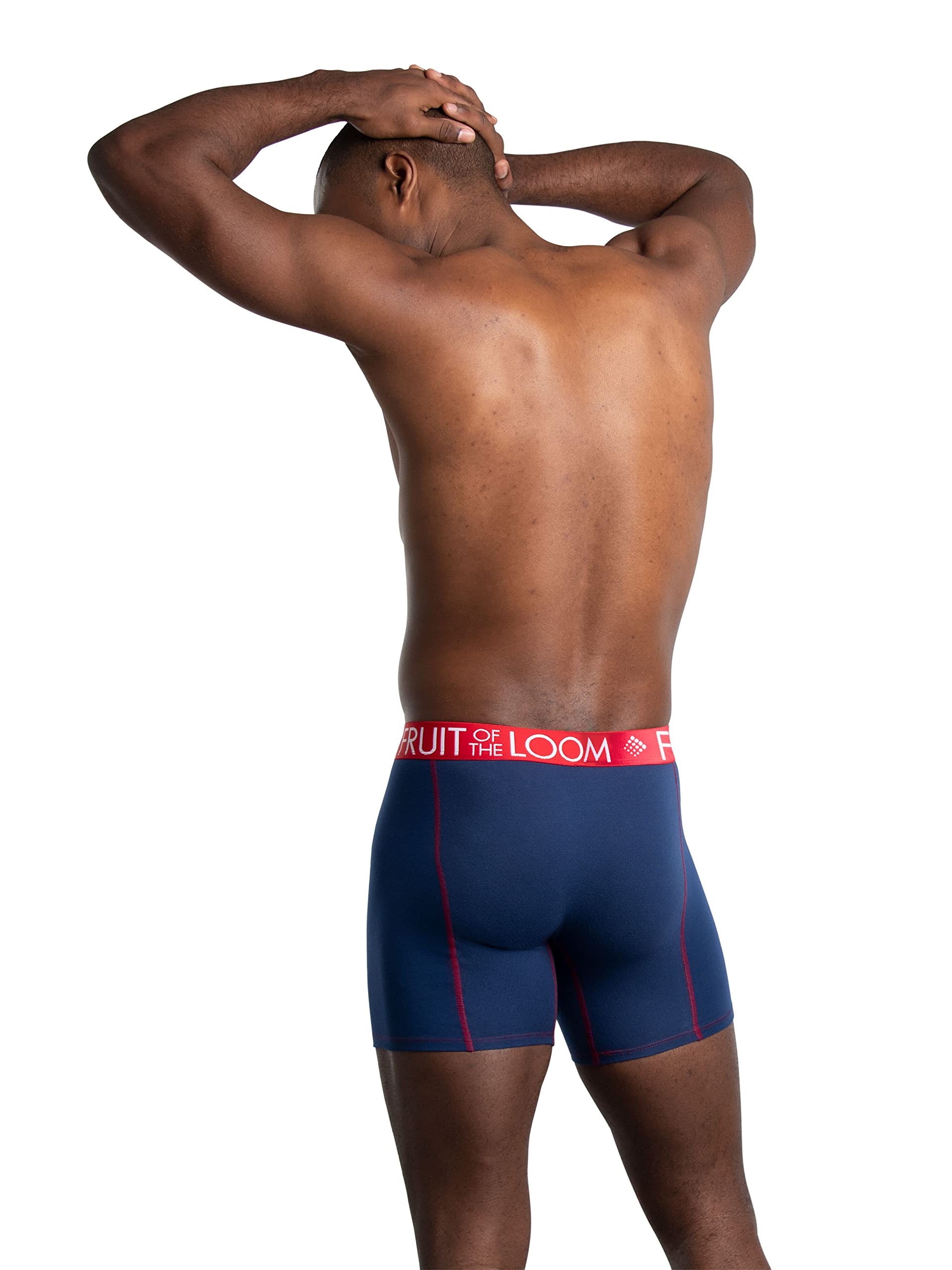Fruit of the Loom Men's Performance Cooling Boxer Briefs - Moisture Wicking Underwear for Active Lifestyles, Workout & Everyday Comfort