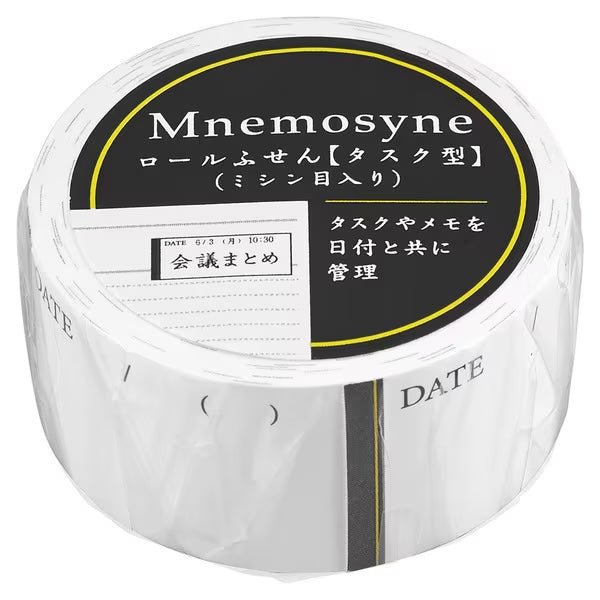 Maruman Mnemosyne Roll Type Sticky Notes - 5 Pack, 50mm x 10m, Repositionable Adhesive for Office, School, and Creative Projects - Perfect for Whiteboards, Planners, and Wall Organization