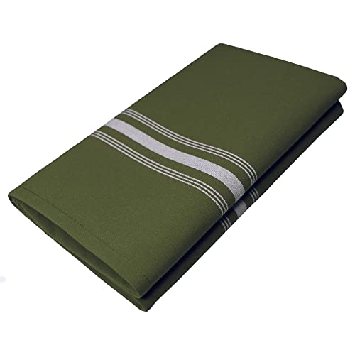 Sage Green White Stripes