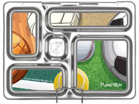 PlanetBox Rover Stainless Steel Bento Lunch Box for Kids & Adults | Eco-Friendly Reusable Food Container | Perfect for School, Work, Picnics & Travel