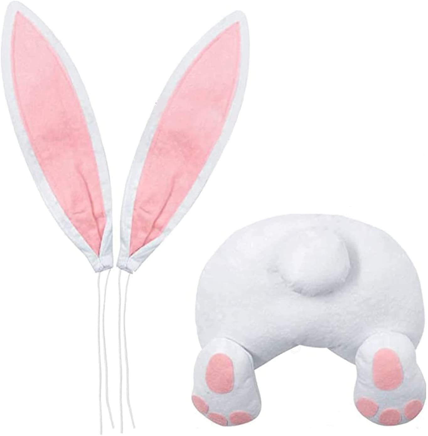 Easter Wreath with Bunny Butt and Ears - Spring Door Decor for Indoor Outdoor Home Decor - Easter Welcome Wreath for Front Door, Porch, and Wall Decoration - Perfect for Easter Party, Spring Celebration and Holiday Home Decor (Color: J)