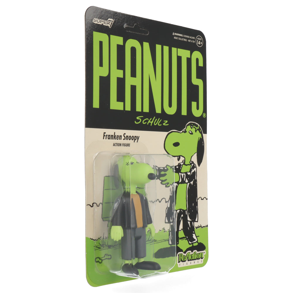 Franken Snoopy ReAction Figure Wave 5 - Peanuts Collectible Toy for Halloween, Christmas Gifts & Pop Culture Displays