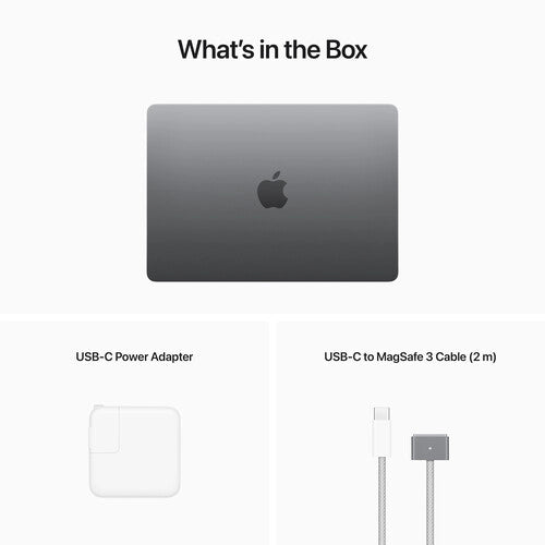 Apple MacBook Air 13.6-inch Laptop with M2 Chip (Space Gray) - Lightweight & Powerful for Work, Study & Creative Projects