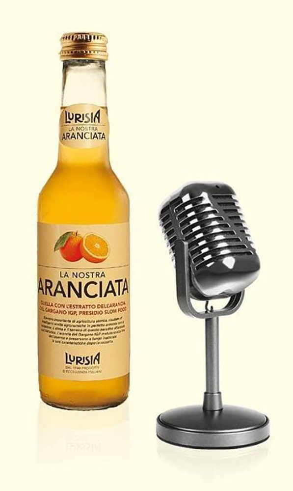 Lurisia La Nostra Aranciata Italian Sparkling Orange Drink - 9.3 fl oz Glass Bottles (24-Pack) - Perfect for Parties, Picnics & Refreshing Summer Beverages