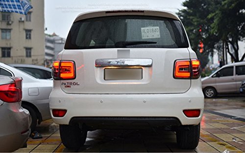 GOWE LED Taillights for Nissan Patrol Y62 (2008-2015) - DRL, Reverse, Brake & Turn Signal Lights | Waterproof Car Accessories for Off-Roading & Night Driving