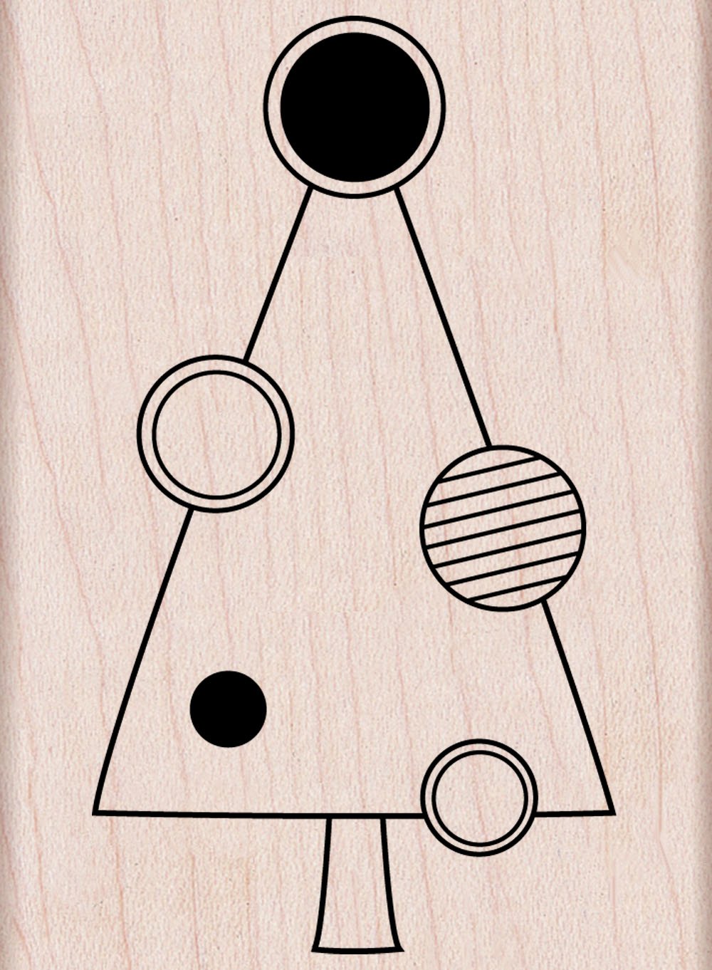 Hero Arts Rubber Stamps - Tree with Circle Woodblock Stamp for Card Making, Scrapbooking & DIY Crafts | Premium Quality Handmade Stamps for Paper Crafting Projects